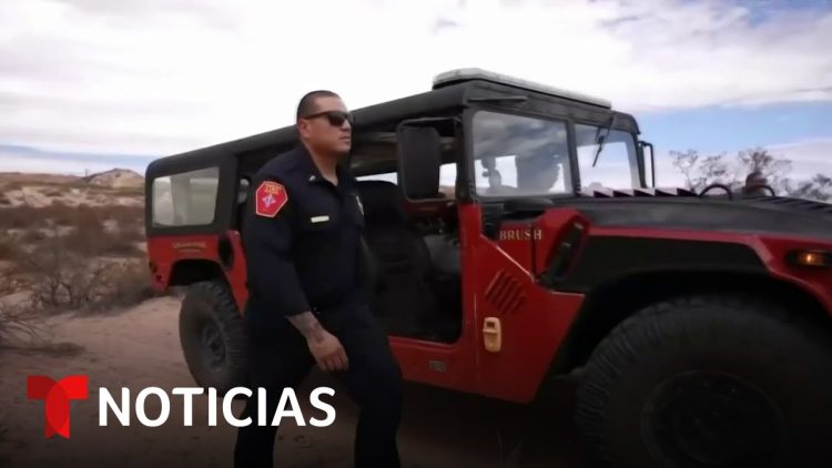 Constatamos con bomberos la circunstancia de riesgo total en la frontera